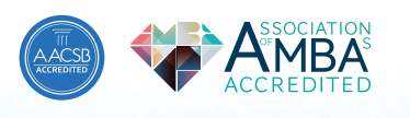 AACSB & AMBA logos